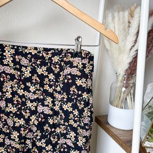 UO Floral Midi Skirt